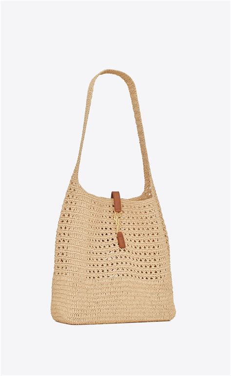 hobo bag yves saint laurent|ysl crochet raffia hobo bag.